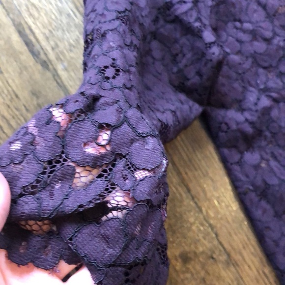 H&M Deep Purple Lace Tunic - Picture 4 of 8